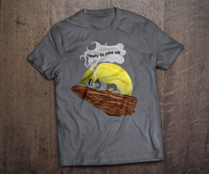 Robot, Ready to Take Off | T-Shirt-Design von FigliaPerduta