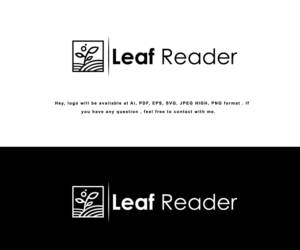 Leaf Reader | Diseño de Logo por Design Solving