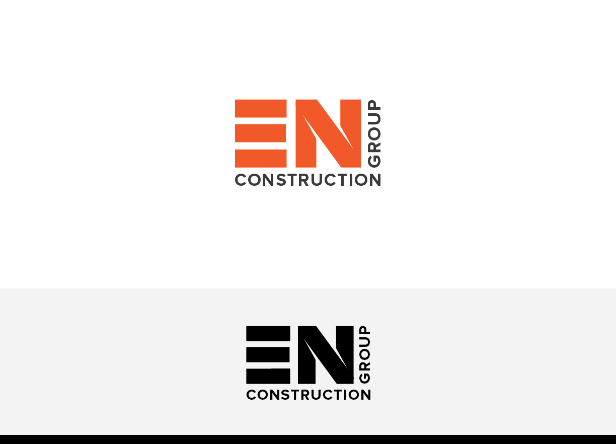 Logo Design by Knockout for EN Construction Group | Design #20898877