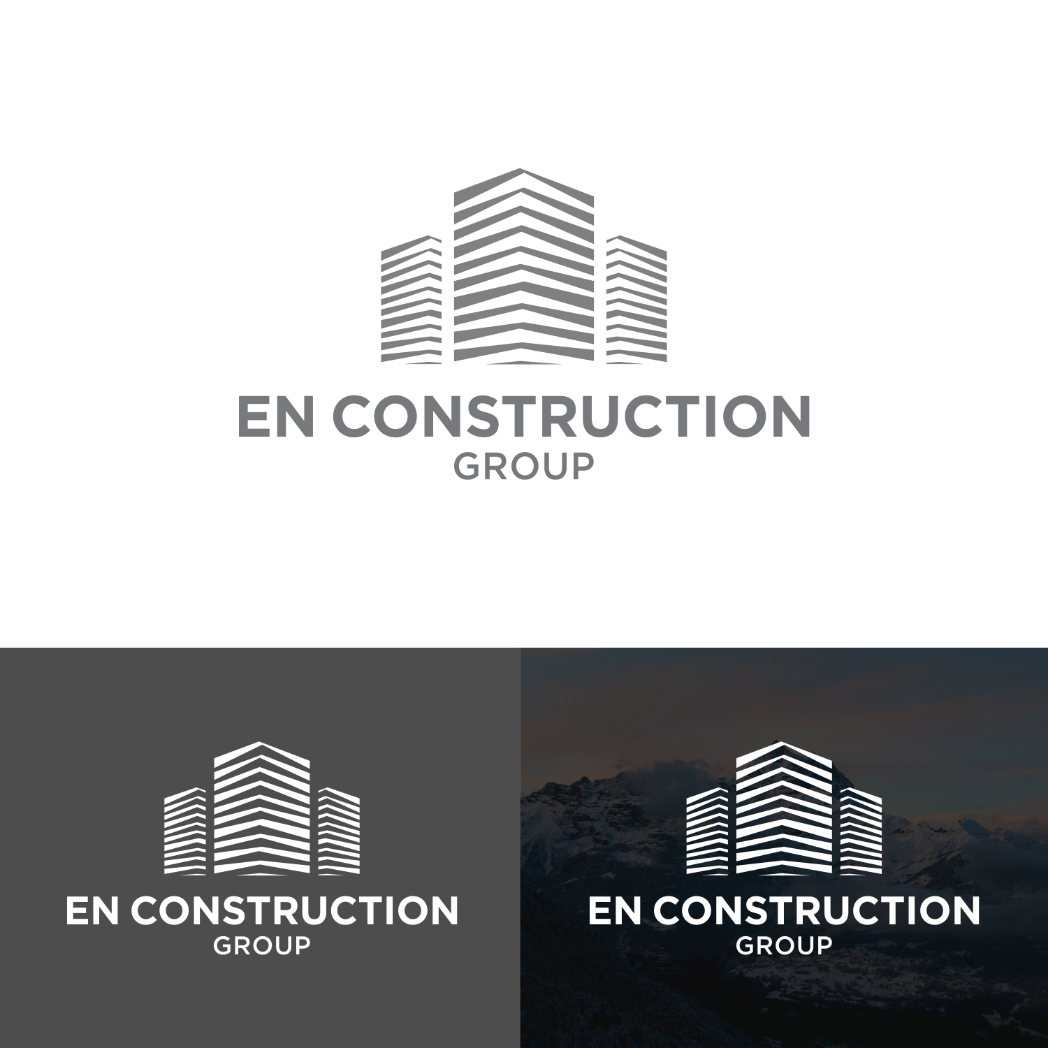 Logo Design by R Graphic for EN Construction Group | Design #20900208