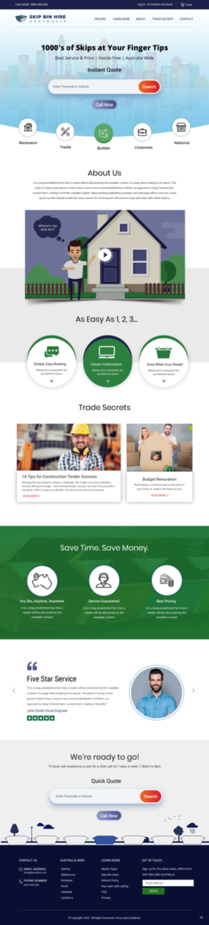 Web Design par pb pour ce projet | Design : #20910224