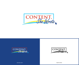 Content, She Wrote | Logo Design by MoonFeather