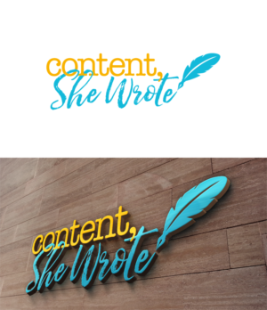 Content, She Wrote | Logo Design by trufya