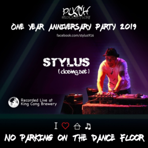 Flyer for my live dj set from a recent party (party flyer included) | Diseño de Flyer por cherry