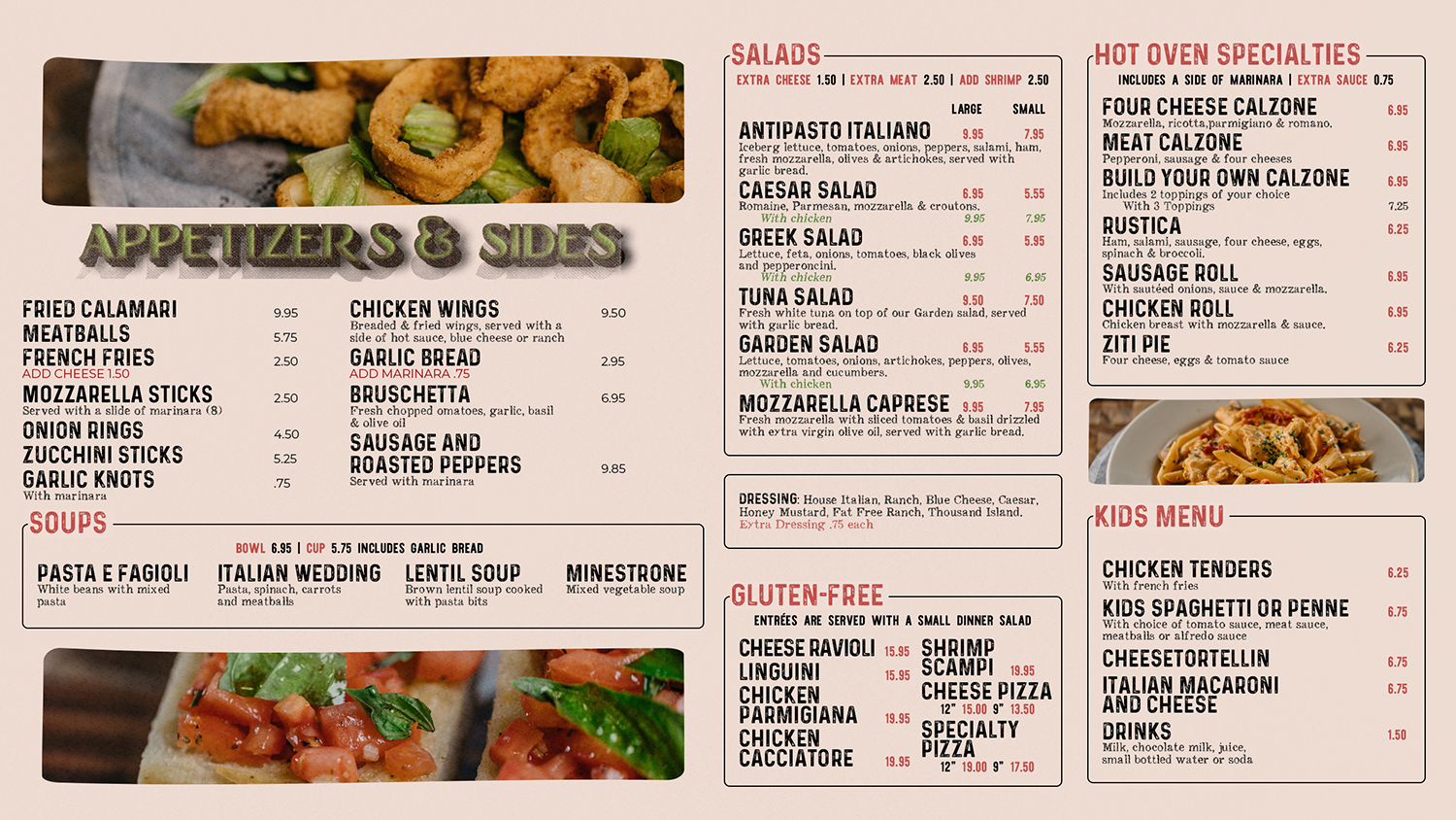 Menu Design by mrmrnjr for this project | Design #21523023