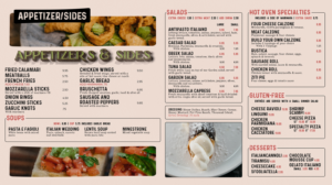 Menu Design by mrmrnjr for this project | Design: #21276723