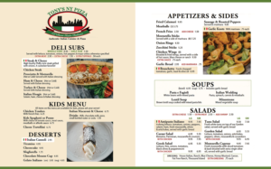 Menu Design by Good Heart Studios