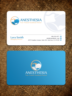 Business Card Design by Sandaruwan for MacKinnon Anesthesia PLLC | Design #20911074