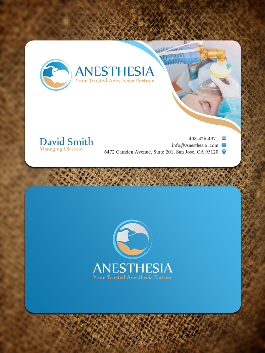 Business Card Design by Sandaruwan for MacKinnon Anesthesia PLLC | Design #20912409