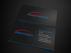 Business Card Design by Tripti Ranjan Gain for MacKinnon Anesthesia PLLC | Design: #20930054