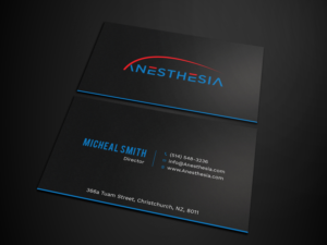 Business Card Design by Tripti Ranjan Gain for MacKinnon Anesthesia PLLC | Design: #20930057