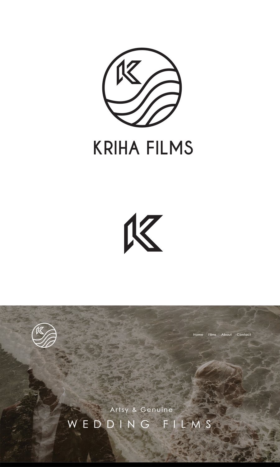 Logo Design by Ziyad_Elgendy for Kriha Films | Design #20919635