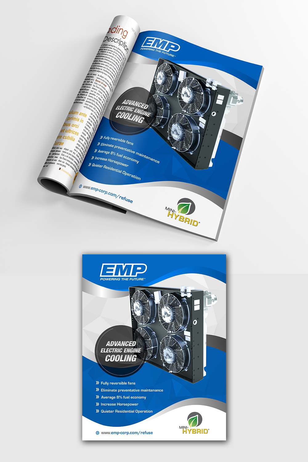 Magazin-Design von ecorokerz für Engineered Machined Products, Inc | Design #20905430