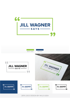 Jill Wagner Says | Logo Design by Wild Geek
