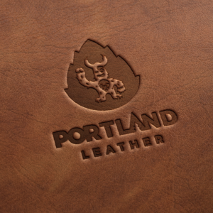 Portland Leather | Logo Design by Oleksandr Tovarkov