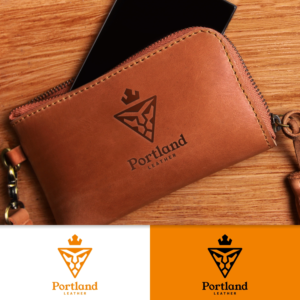 Portland Leather | Logo Design by Aistikart