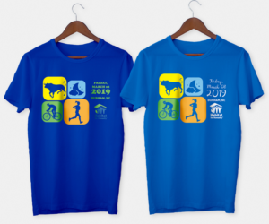 Bull Moon Ride and Run Race T-Shirt | T-Shirt-Design von JanuXart
