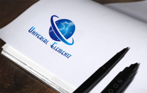 Logo Design by Farooq Zahid for Universal Elementz | Design: #20919491