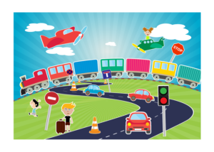 Children's Travel Front cover design | Graphic Design by IndreDesign