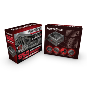 Powerspec Power Supply  | Packaging Design by Priyo Subarkah