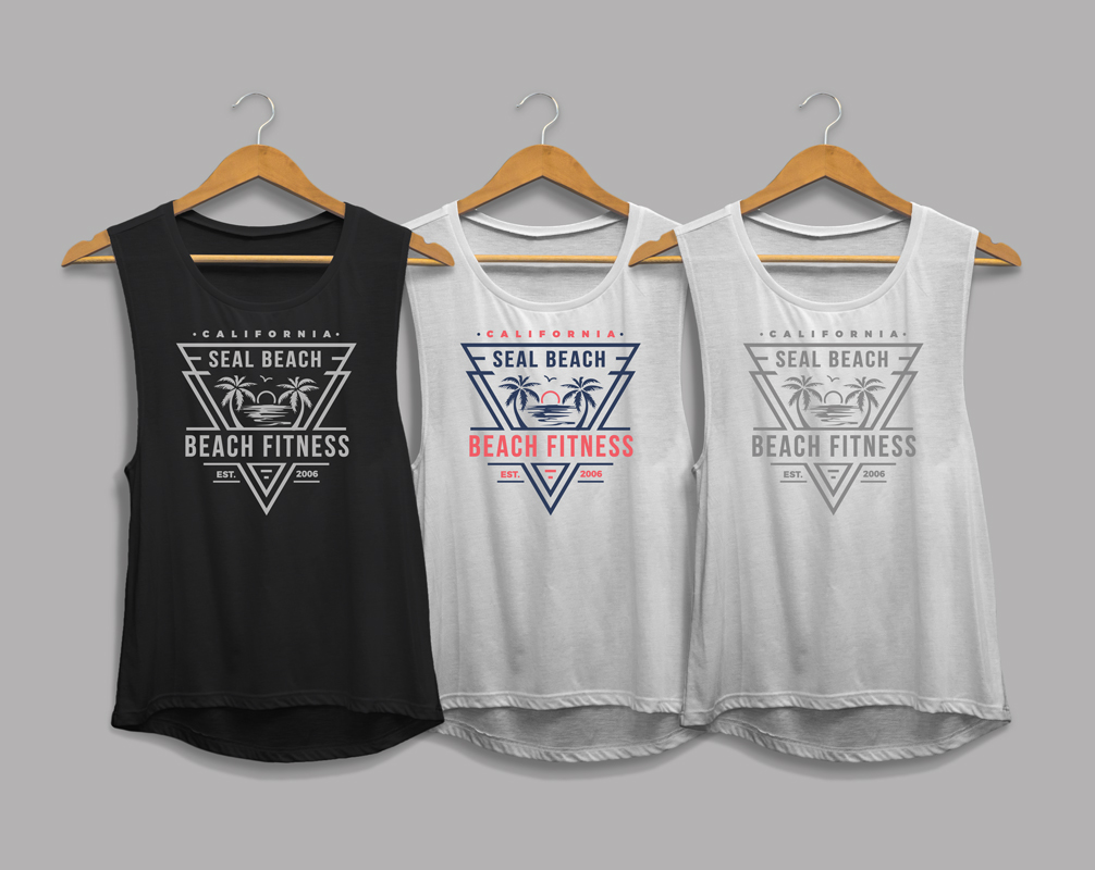 T-Shirt-Design von Ena für Beach Fitness | Design #20937020