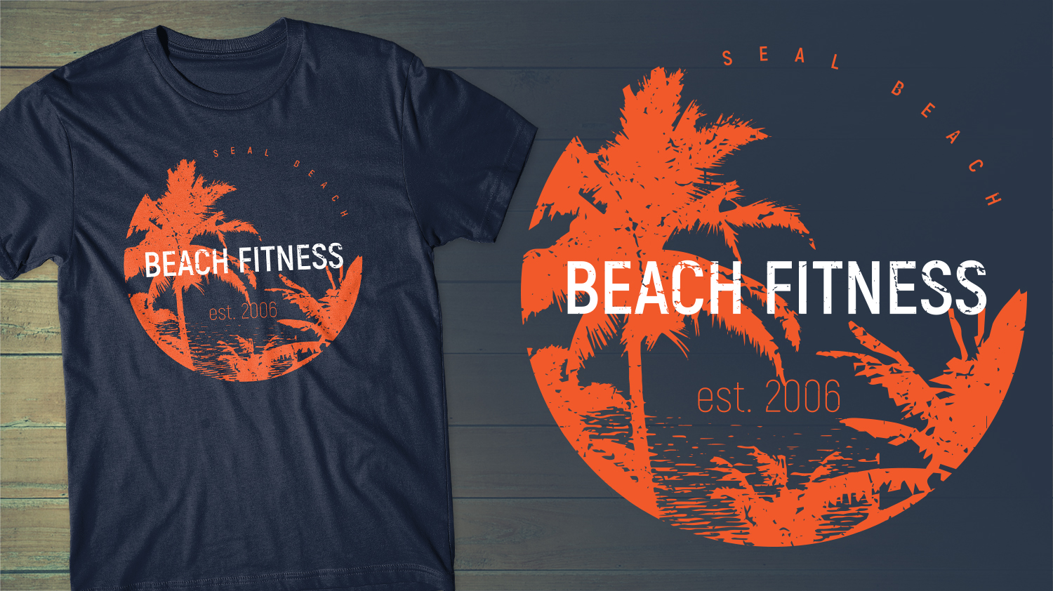 T-shirt Design by db1404 for Beach Fitness | Design #21014969