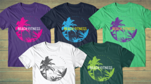 Beach Fitness Tee, Seal Beach (1) | T-Shirt-Design von db1404