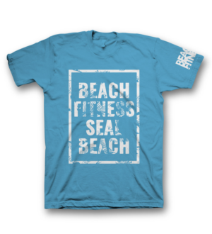 Beach Fitness Tee, Seal Beach (1) | T-Shirt-Design von saka.aleksandar