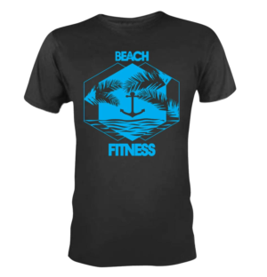 Beach Fitness Tee, Seal Beach (1) | T-Shirt-Design von 75-R-P-Z