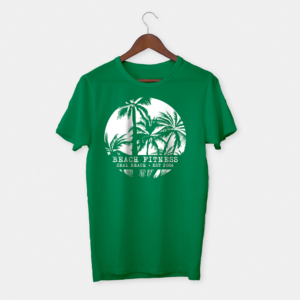 T-shirt Design by JanuXart for Beach Fitness | Design: #20905676