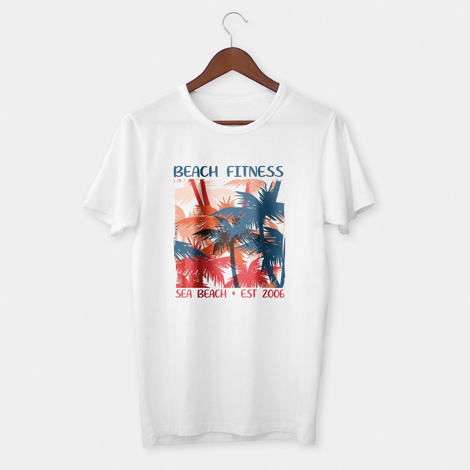 T-shirt Design by JanuXart for Beach Fitness | Design #20936119