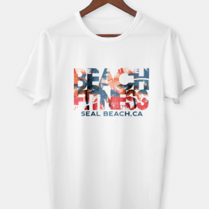 Beach Fitness Tee, Seal Beach (1) | T-Shirt-Design von JanuXart