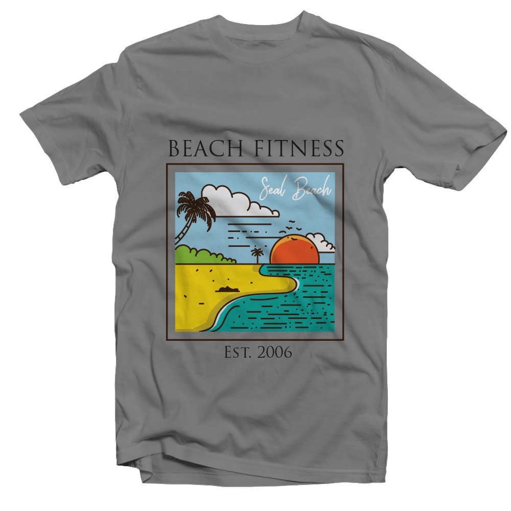 T-shirt Design by Ngoeg for Beach Fitness | Design #20959268