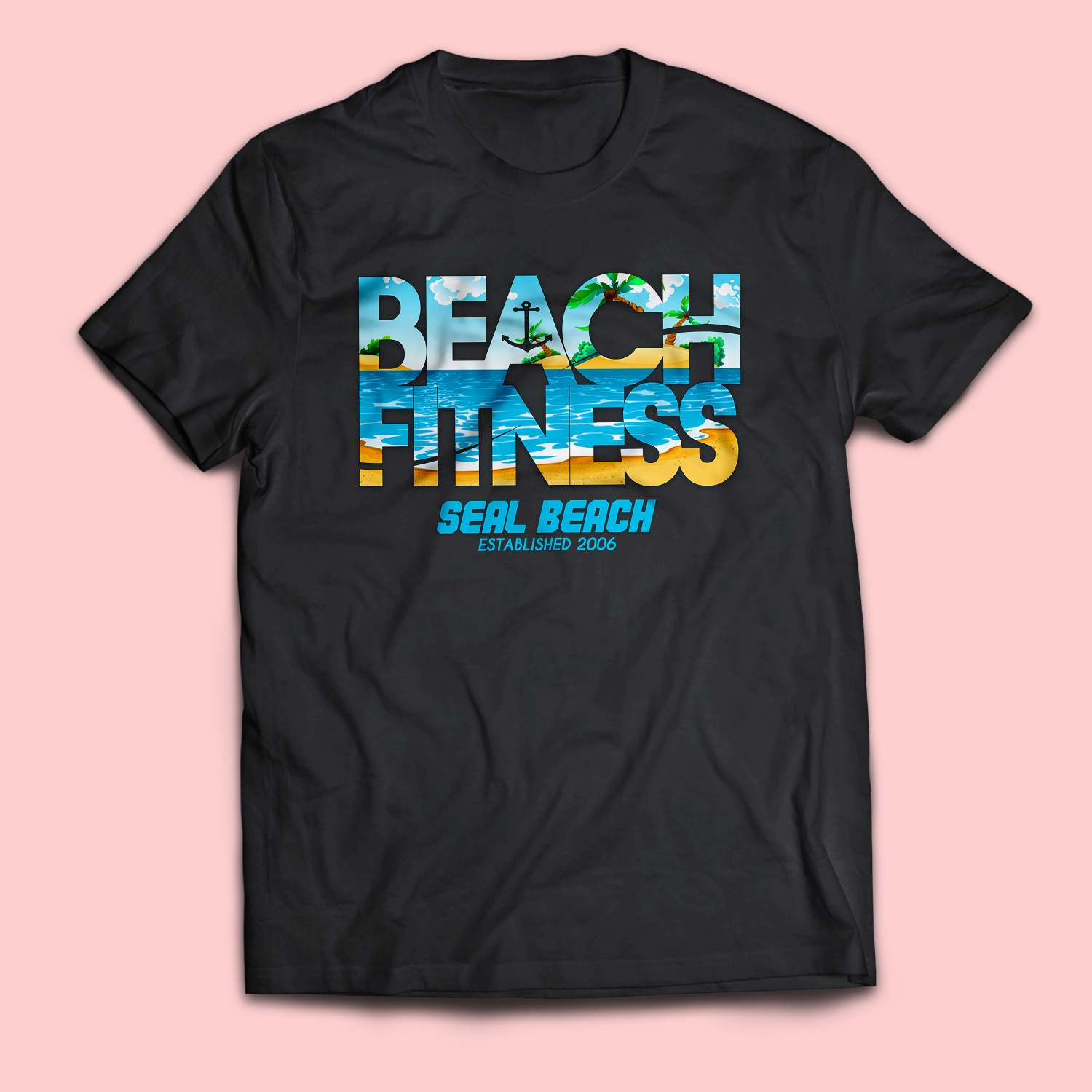 Diseño de Camiseta por OrangeHat para Beach Fitness | Diseño #20930724