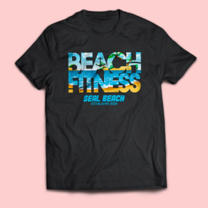 T-Shirt-Design von OrangeHat für Beach Fitness | Design #20930724