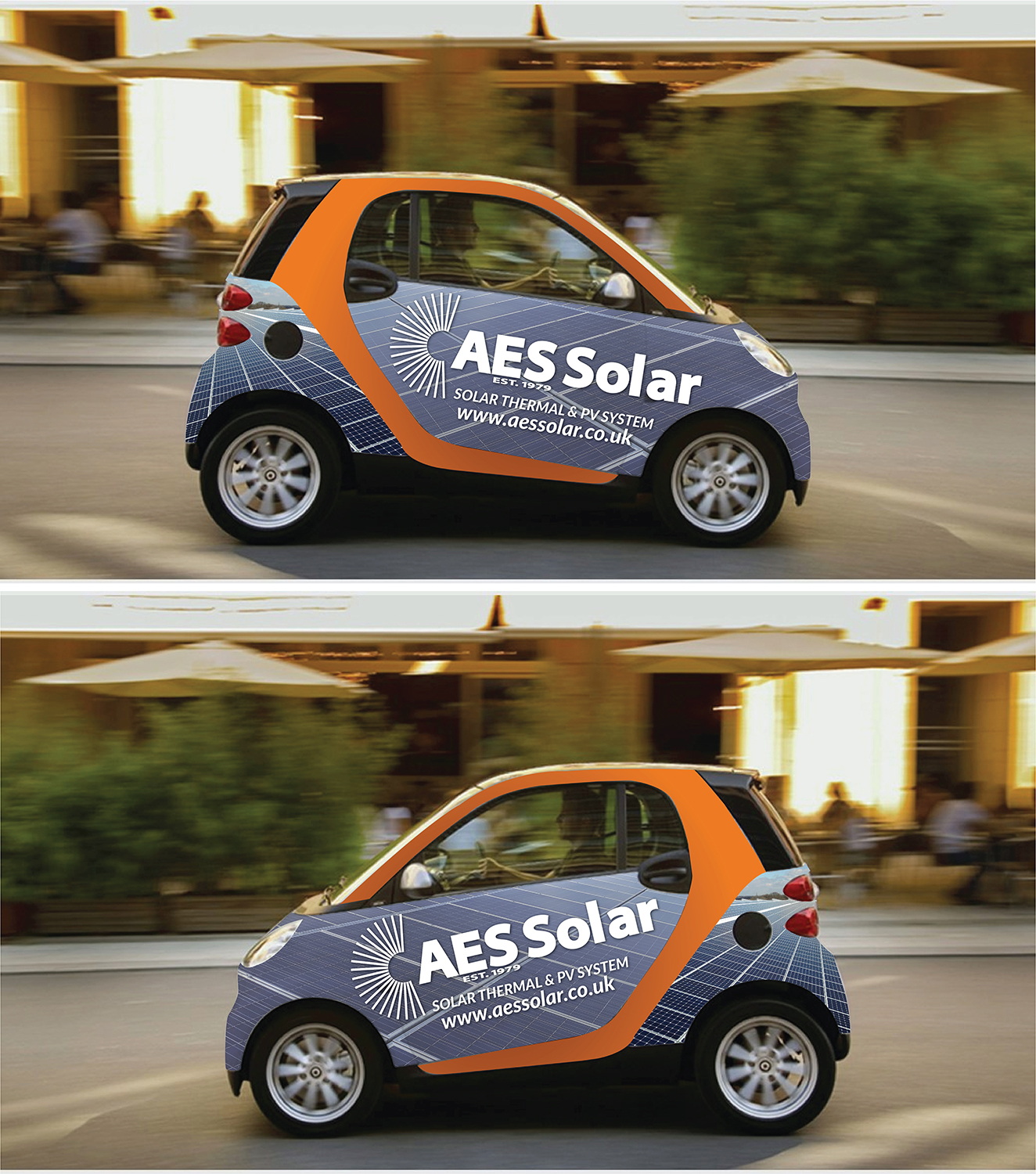 Car Wrap Design by Deziners Zone for AES Solar | Design #20917895