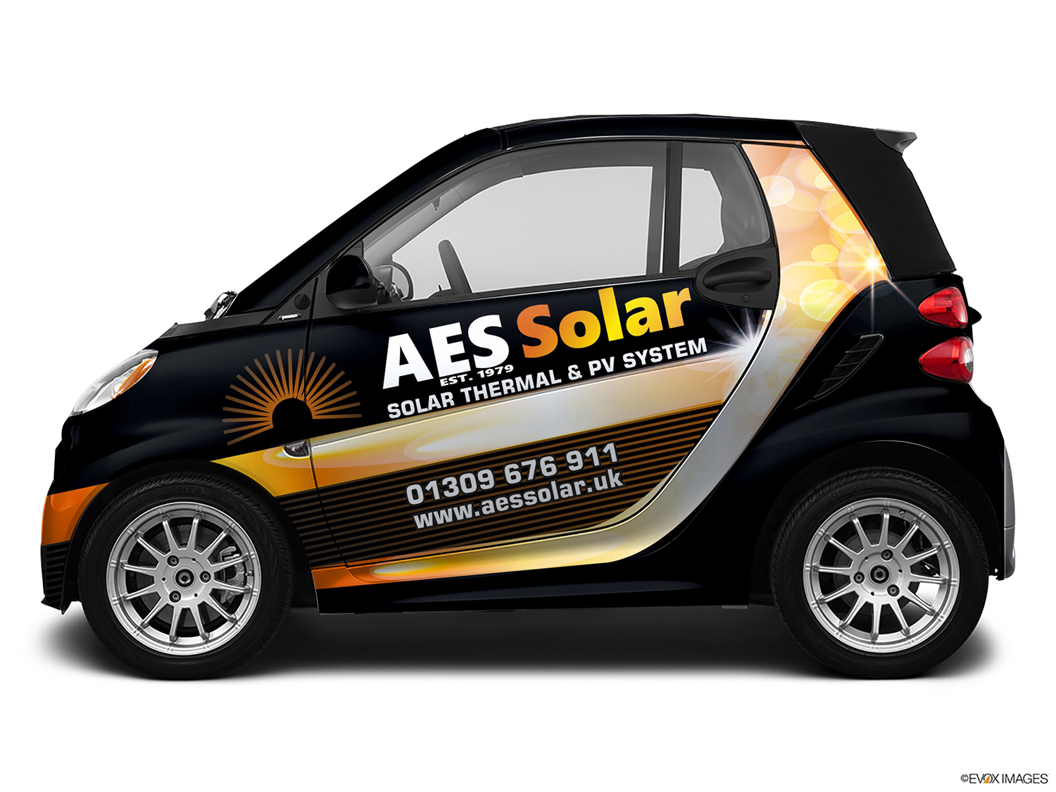 Car Wrap Design by Czeh for AES Solar | Design #20928466