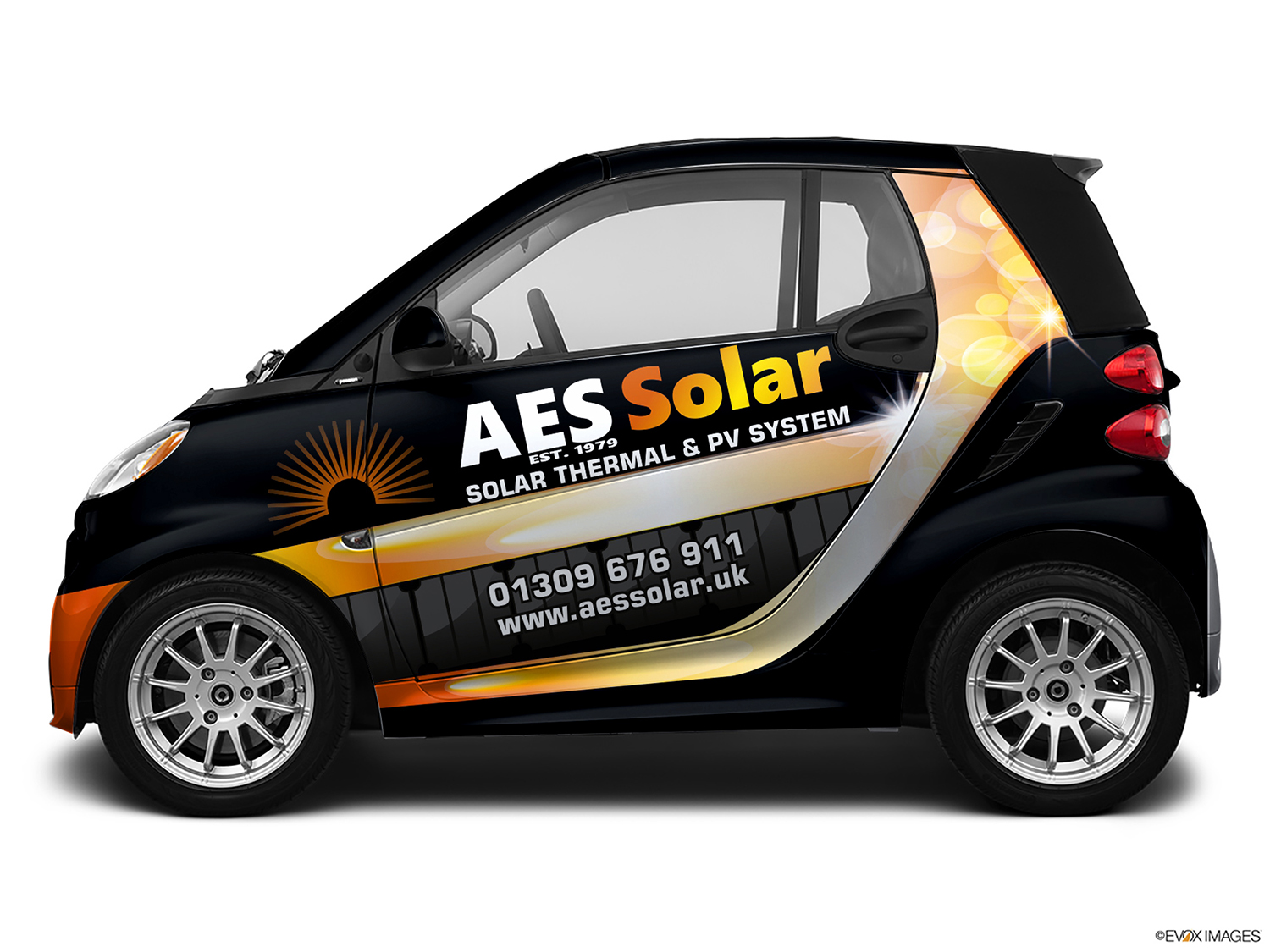 Car Wrap Design by Czeh for AES Solar | Design #20928576
