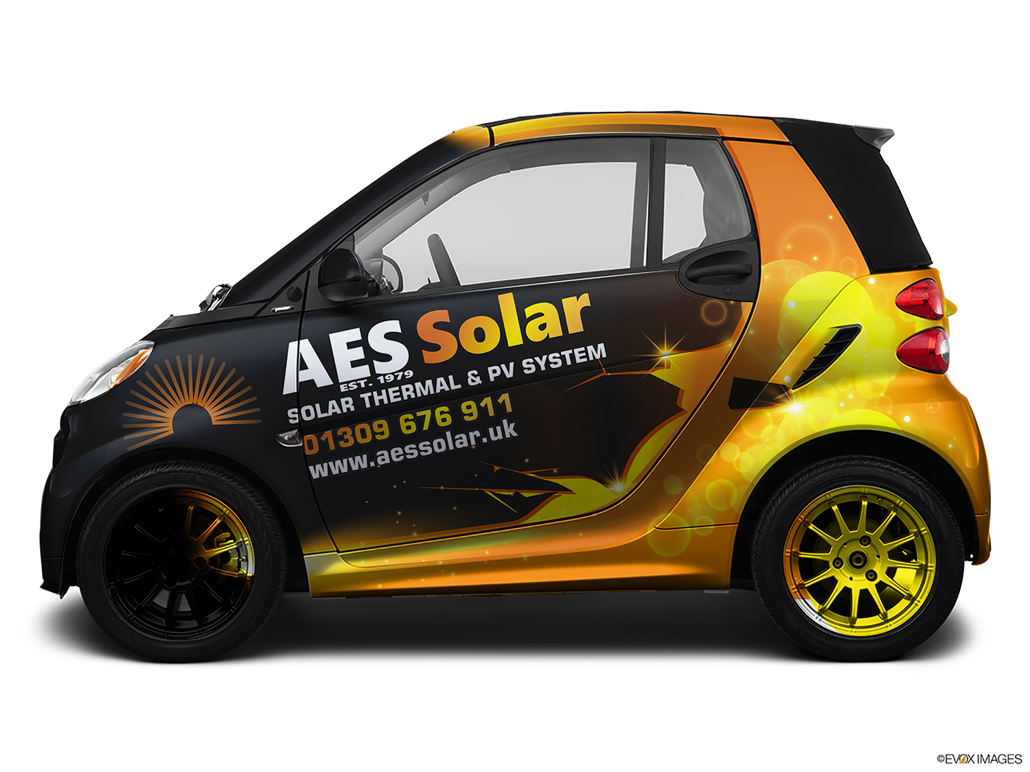 Diseño de Rotulación de Vehículo por Czeh para AES Solar | Diseño #21002446