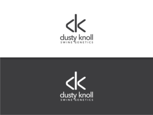 Dusty Knoll Swine Genetics  | Design de Logo par Atvento Graphics
