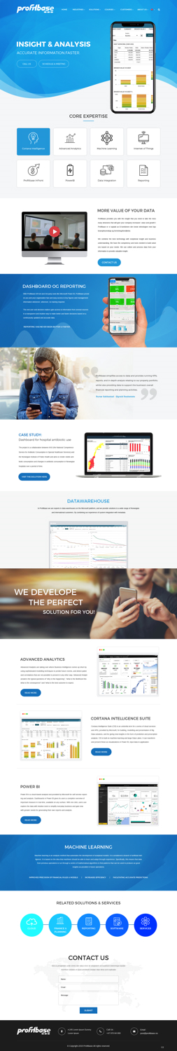 Web Design by pb for Profitbase | Design: #20918790
