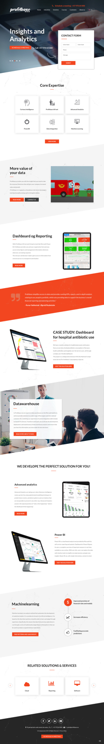 Web Design by pb for Profitbase | Design: #20918794