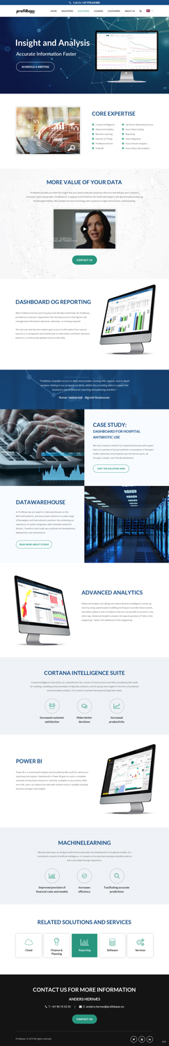 Web Design by pb for Profitbase | Design: #20918802