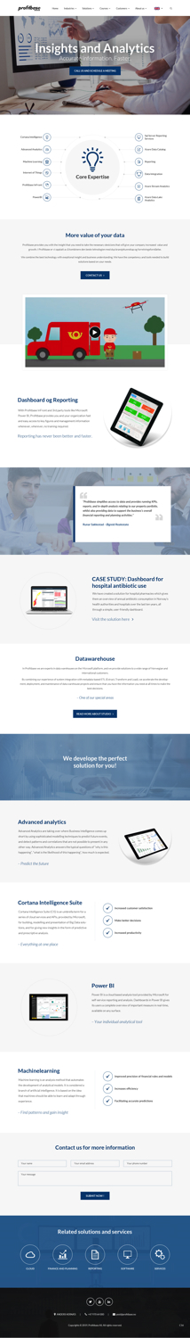 Web Design by pb for Profitbase | Design: #20918803