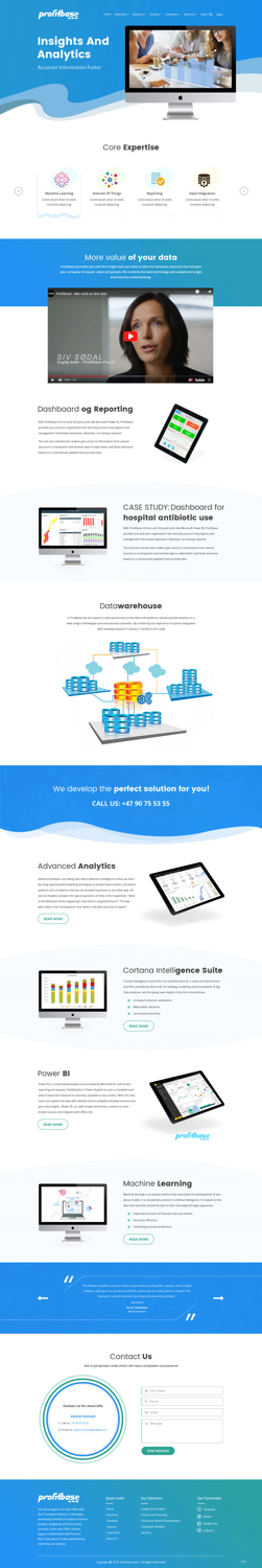 Web Design by pb for Profitbase | Design: #20918804