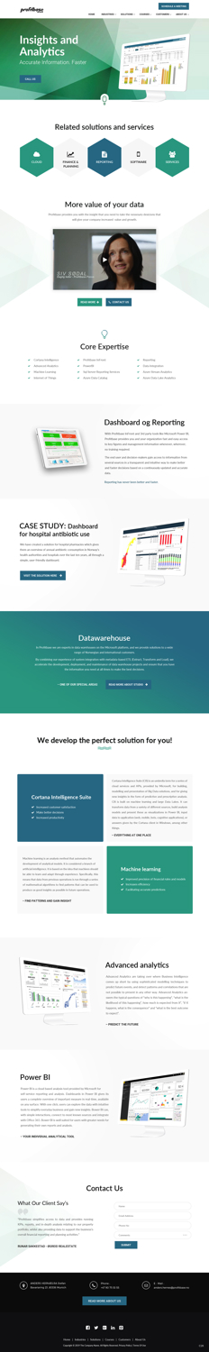 Web Design by pb for Profitbase | Design #20918806