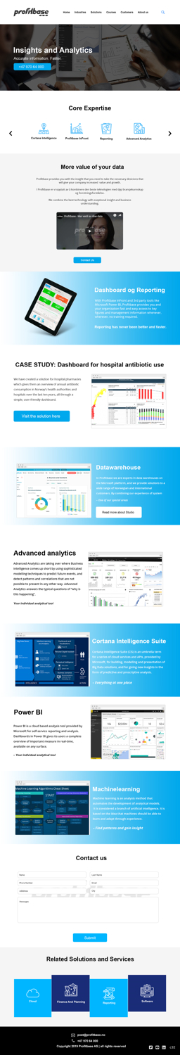 Web Design by pb for Profitbase | Design: #20918807