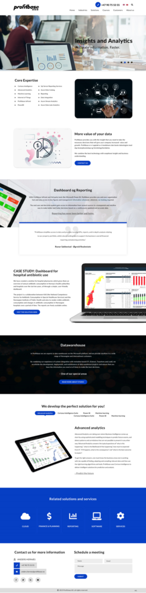 Web Design by pb for Profitbase | Design: #20918809