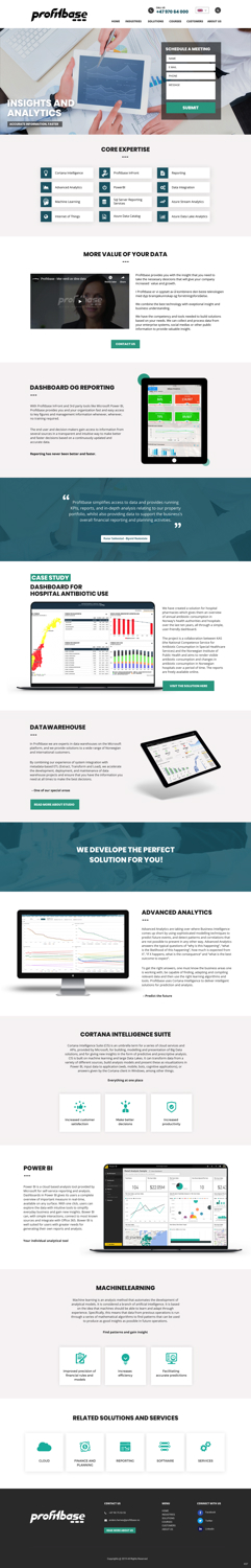 Diseño Web por pb para Profitbase | Diseño #20918819