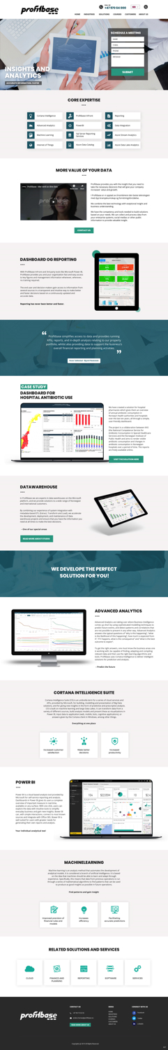 Web Design by pb for Profitbase | Design: #20918819